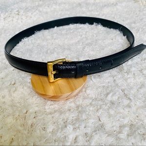 ❌SOLD❌ Authentic Burberry 32/80 Black Patent Belt